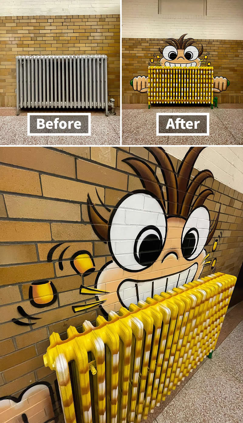 Corn, Boston, Massachusetts - Street Artist Tom Bob Turned Ordinary City Objects Into Pure Urban Magic