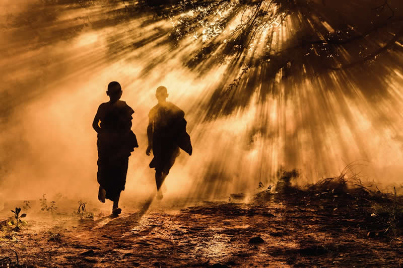 Joy time for the young monks - Travel and Cuture Photography by Erdem Kilic
