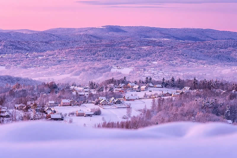 Beautiful Winter Photos in Southern Poland by Michal Skarbinski