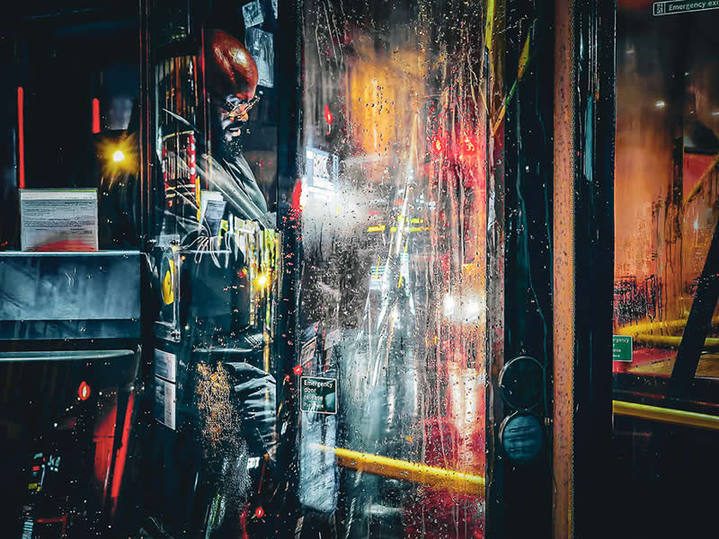 Bus Driver by Krzysztof Kupren - Mobile Photography Awards Portrait Winners