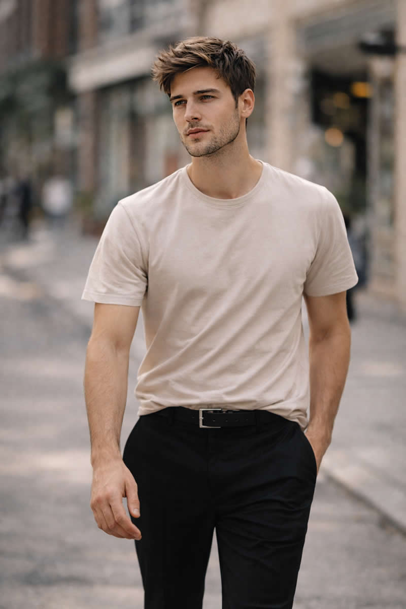 Movement-Based Walking Pose - Must-Try ChatGPT Prompts for Modern Portrait Photography