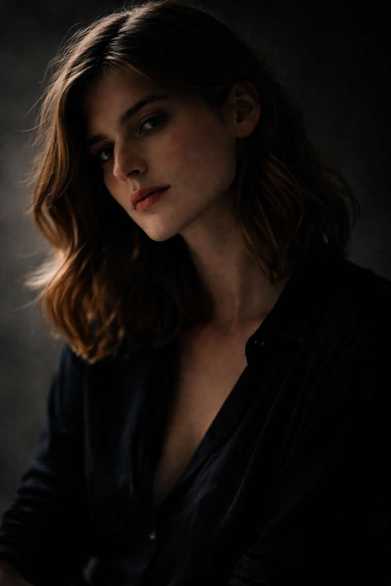 Dark Cinematic Portrait Mood - Must-Try ChatGPT Prompts for Modern Portrait Photography