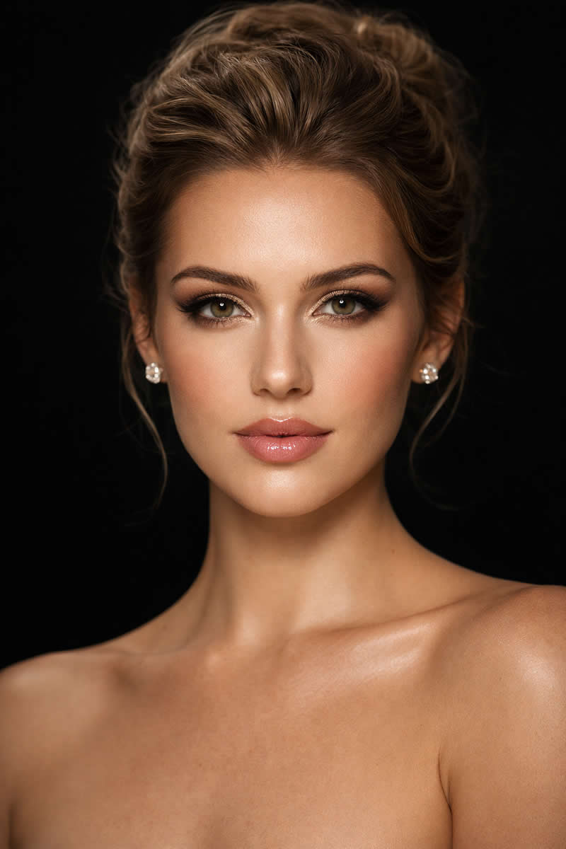 High-End Beauty Glam - ChatGPT Prompts to Arrange Studio Lighting for Portrait Photography