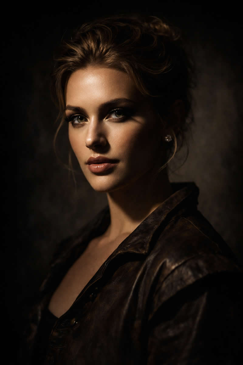 Moody Male Editorial - ChatGPT Prompts to Arrange Studio Lighting for Portrait Photography