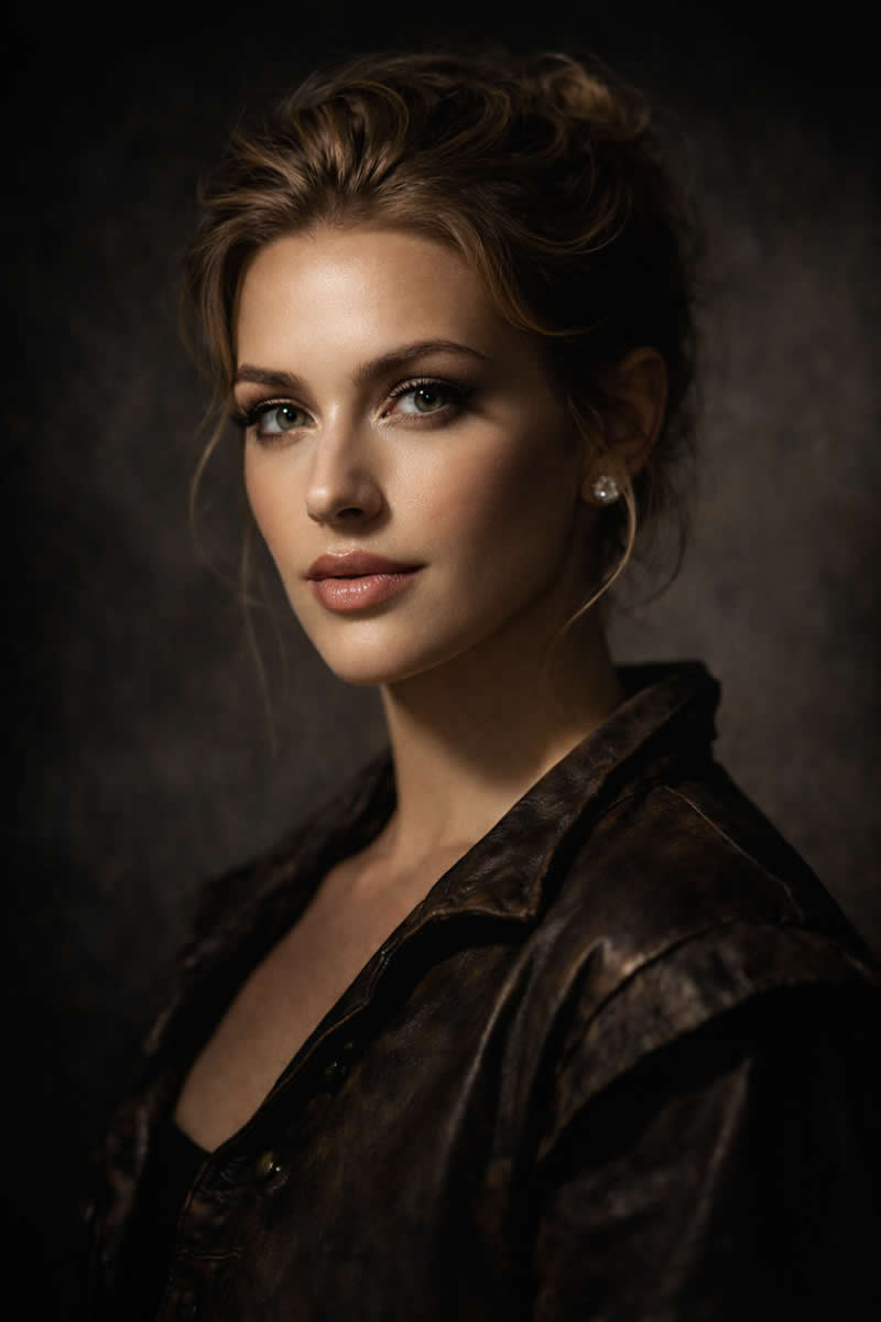 Natural Fill for Cinematic Balance - ChatGPT Prompts to Arrange Studio Lighting for Portrait Photography