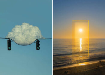 Everyday Street Scenes into Dreamlike Worlds by KangHee Kim