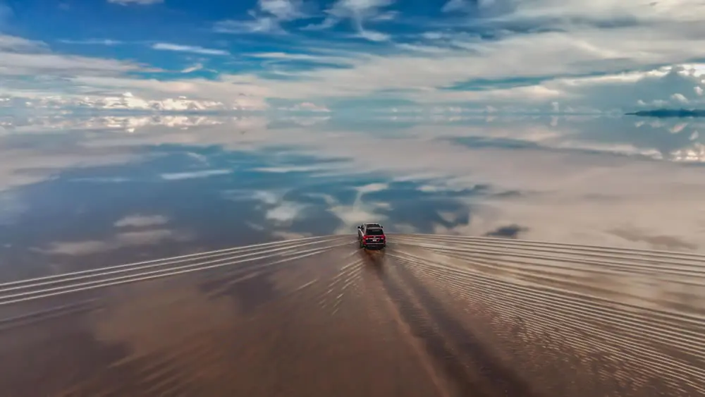 Travel Shortlist: "Driving Across the Sky at Salar de Uyuni" by John Edwards, United States
