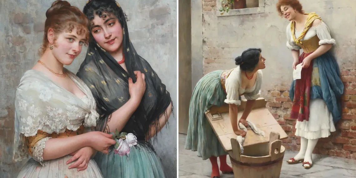 Eugene de Blaas: Venice’s Maestro of Color, Charm & Everyday Elegance 18 Eugene de Blaas: Venice’s Maestro of Color, Charm & Everyday Elegance