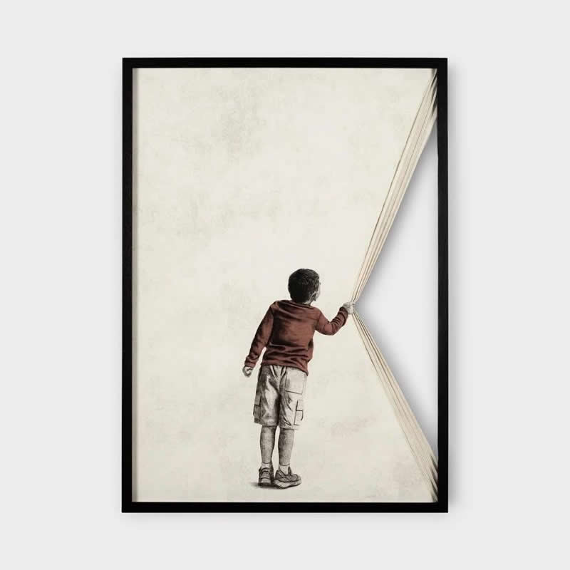 Frame Experiments by Andrew Scott That Break the Rules of Contemporary Art