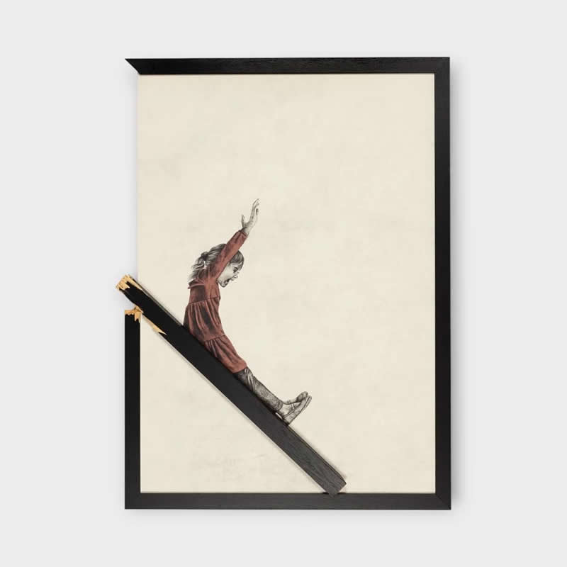 Frame Experiments by Andrew Scott That Break the Rules of Contemporary Art