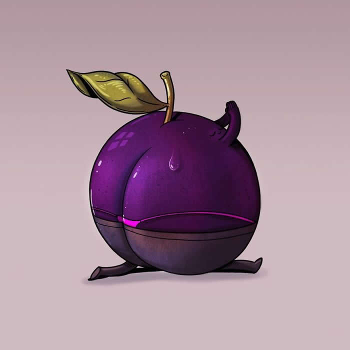 Hilarious Illustrations by Alex Solis Showing Fruits and Veggies Dealing With Very Human Problems