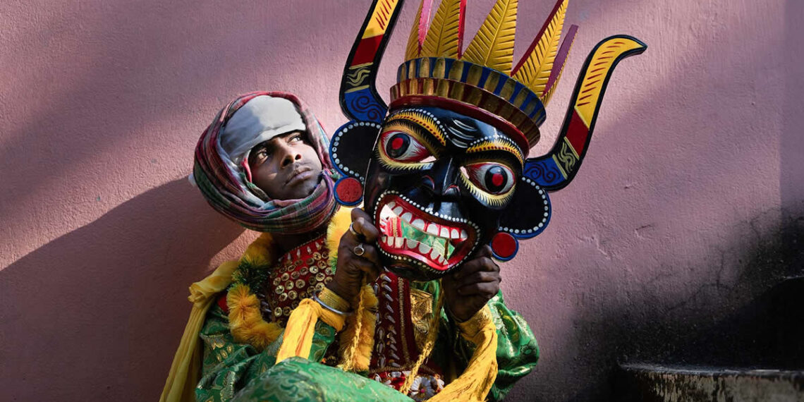 Gomira Traditional bengal Masked Dance by Anjan Ghosh