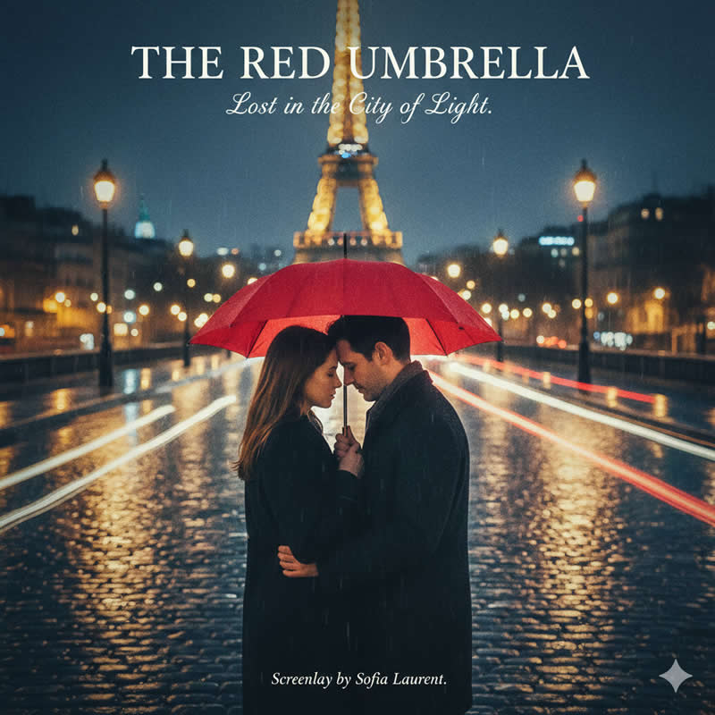 Midnight in Paris - AI-Generated Movie Posters Designed with Google Gemini Prompts