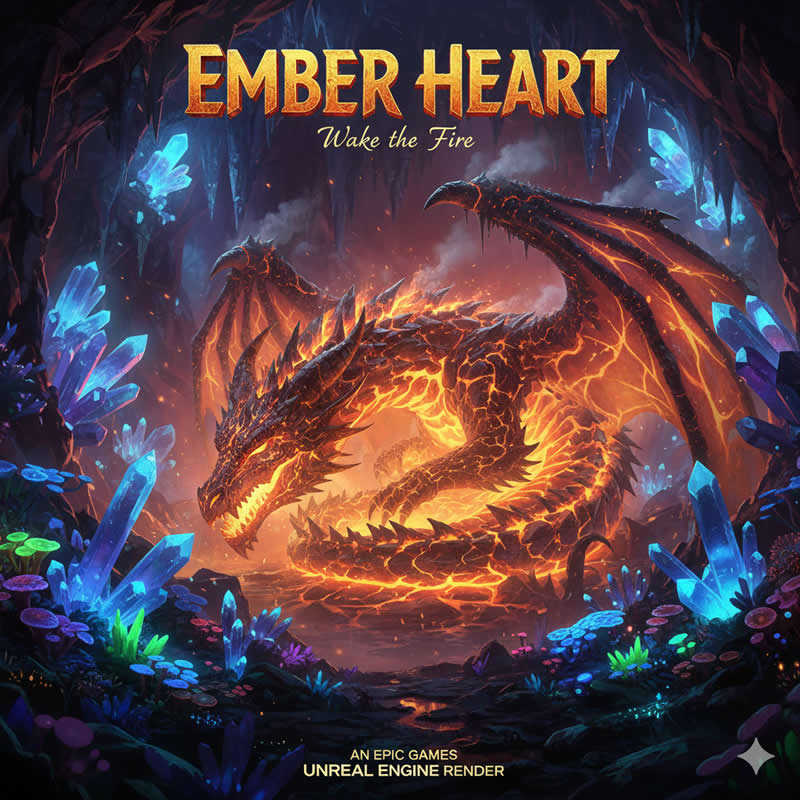 The Dragon’s Forge - AI-Generated Movie Posters Designed with Google Gemini Prompts