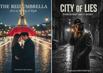 AI-Generated Movie Posters Designed with Google Gemini Prompts