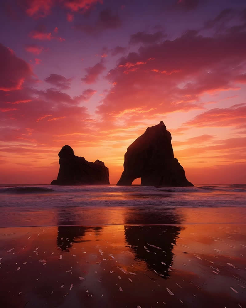 Wharariki Beach - Landscape Photography by Timothy Poulton