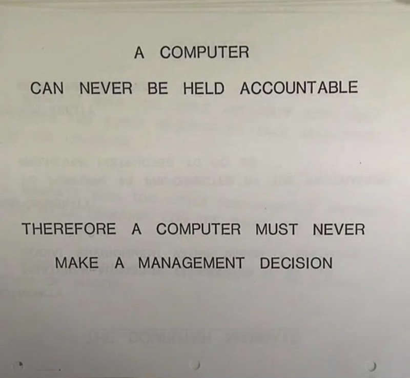 An IBM training manual from 1979. - Old Photos That Capture Rare and Forgotten Moments in History