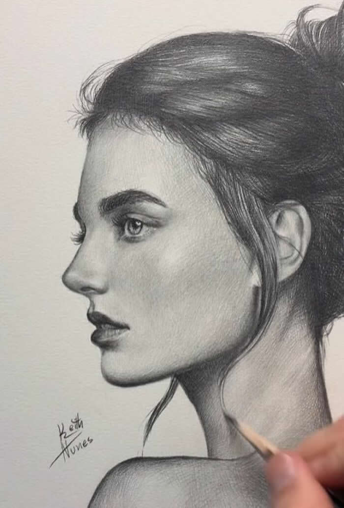 Pencil Portraits by Keith Nunes That Look So Real