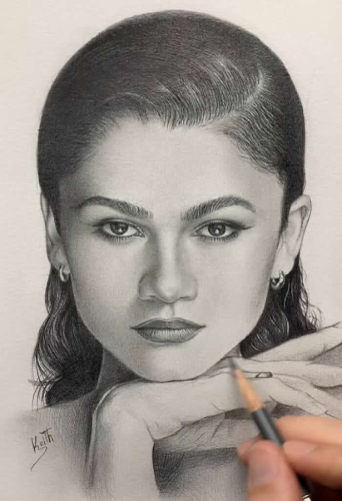 Pencil Portraits by Keith Nunes That Look So Real