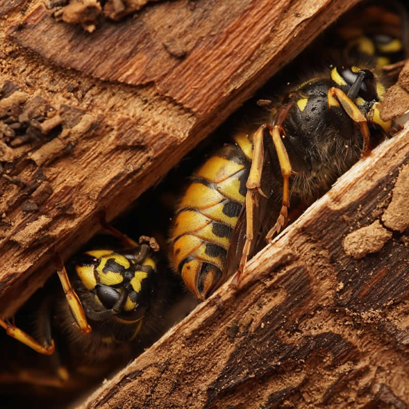 Common Wasp queens - 12-Year-Old UK Photographer Benji Cook Macro Photos