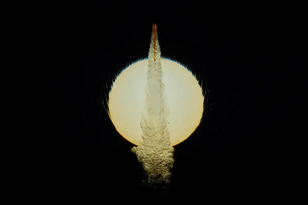 Motion Shortlist: "A SpaceX Falcon9 rocket blasts across the sun" by John Winkopp
