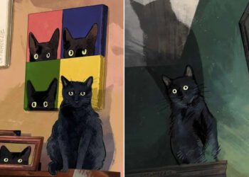 Delightful Black Cat Illustrations That Will Instantly Make You Smile