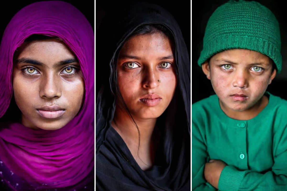 Windows to the Soul: Mou Aysha Captures the Rare, Piercing Light Eyes of Bangladesh