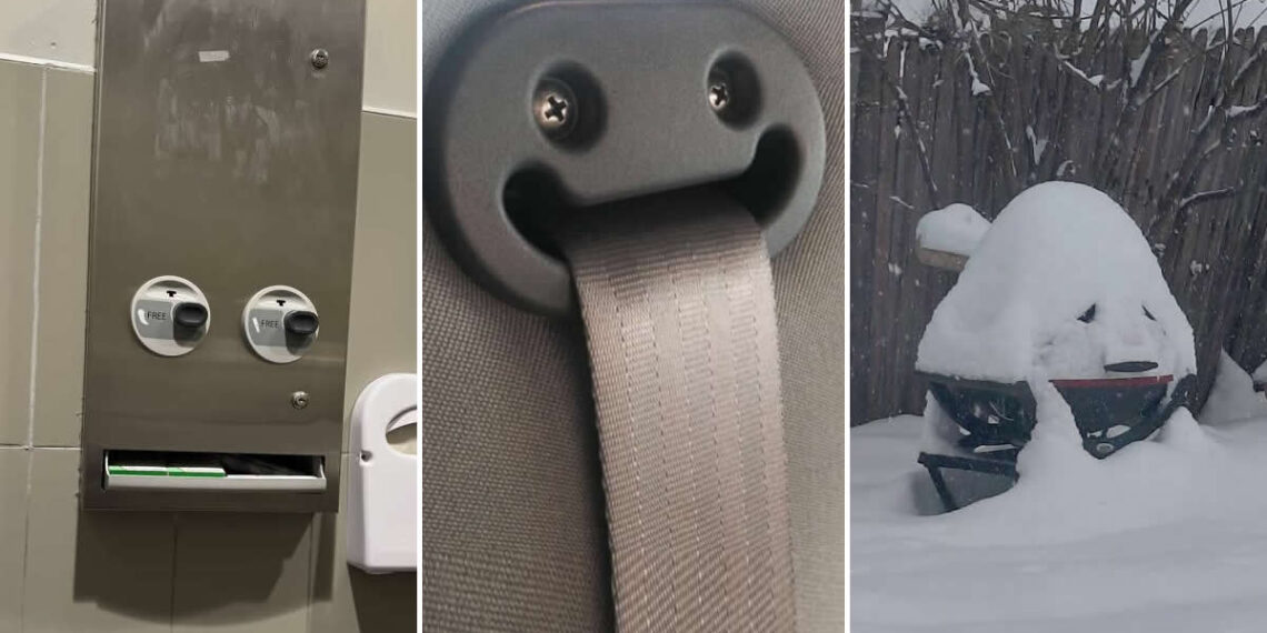 I See Faces Everywhere: 30 Public Objects Having a Total Meltdown 31 30 Funny Pareidolia Photos: Faces Spotted in Public Places