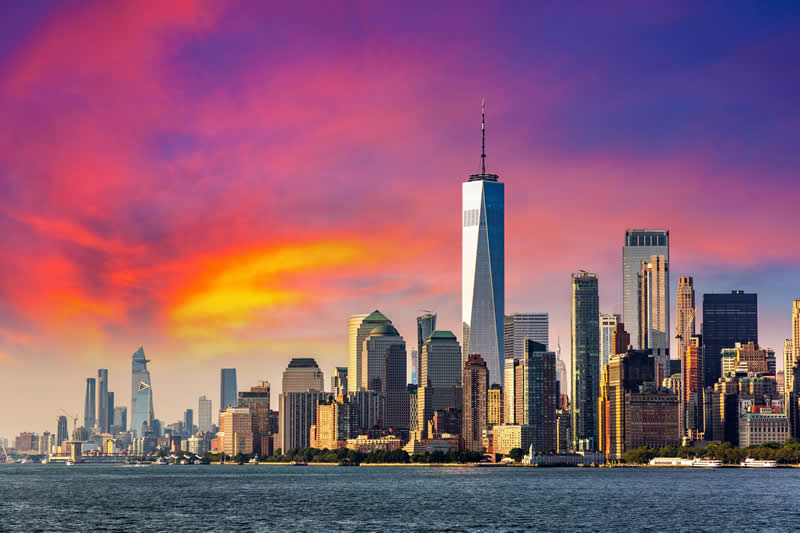 Manhattanhen New York Sunset Photography