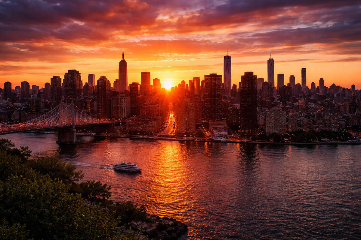 Chasing Manhattanhenge: A Technical Masterclass in Urban Sunset Photography