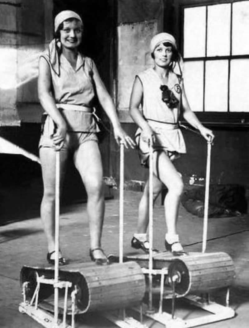 33 Unseen Photographs That Reframe American History 45 A treadmill made from wooden slats in the 1920s