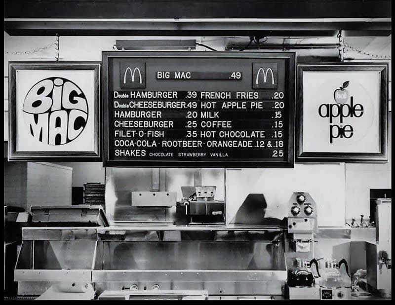 33 Unseen Photographs That Reframe American History 62 McDonald’s menu, 1970