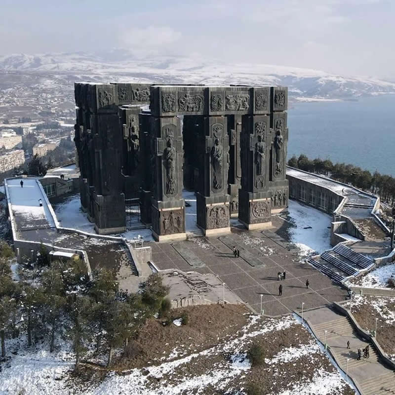 The Chronicles of Georgia, situated in Tbilisi, Georgia, appears as though it belongs to a mythical or fantasy realm.