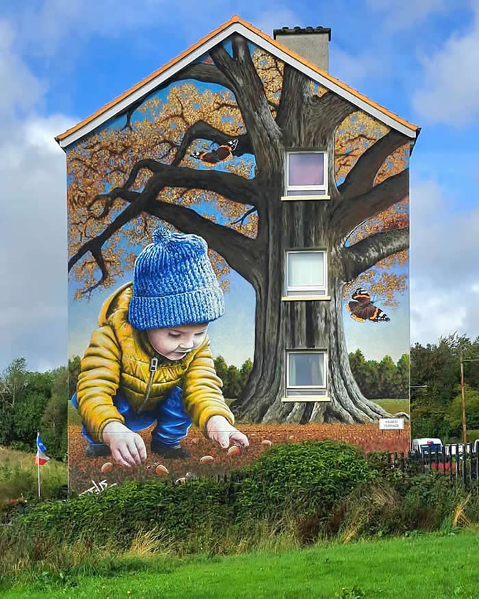 Painted in Arden, an area I know well from my childhood - Clever Street Art Photos