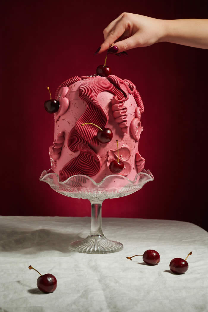 Cake Award: Cherry Bombe By Aggie Banks - 2026 Food Photography Awards