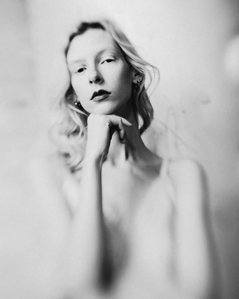 Finalist: "Portrait" by Magdalena Halon - Life Frame Black and White Photo Contest Winners