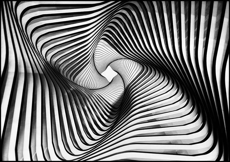 Into the Vortex by Charles Needle - Mobile Photography Awards Black and White Winners