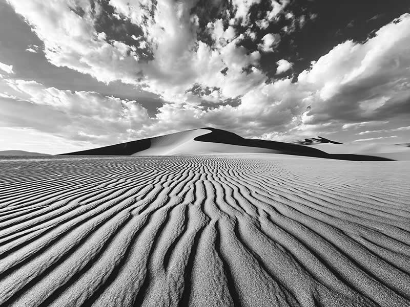 Patterns of Sand by Zhengjie Wu - Mobile Photography Awards Black and White Winners