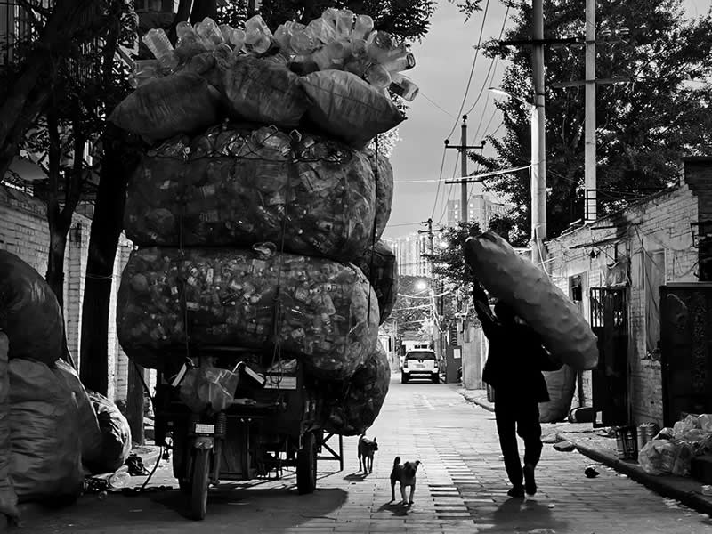 A Giant over Four Meters Tall Yun Jiao Xu - Mobile Photography Awards Black and White Winners
