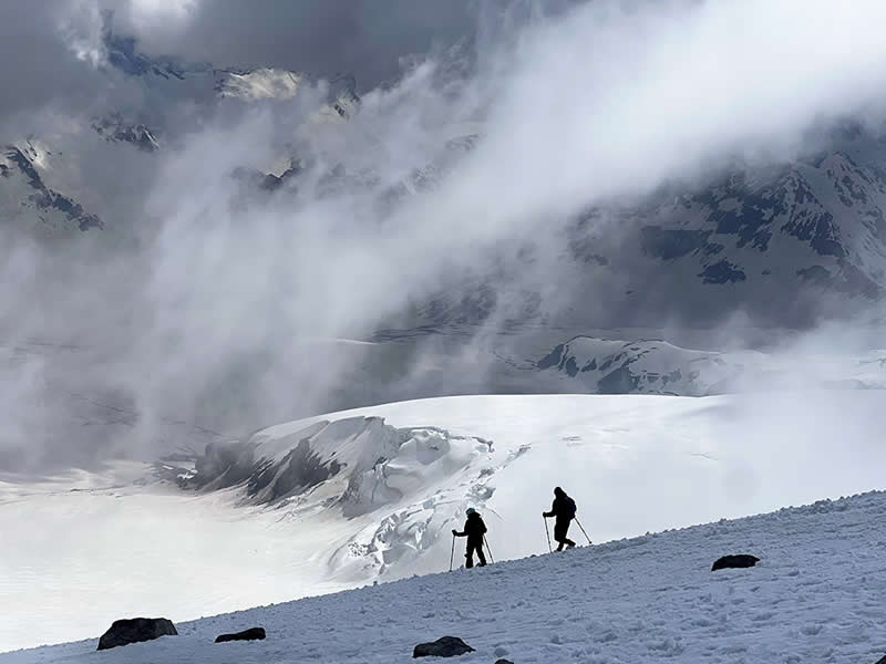 Descent Before the Storm, Elbrus by Heinrich Human - Mobile Photography Awards Travel Winners