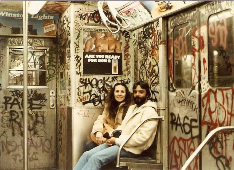 Subway, 1980, New York City.