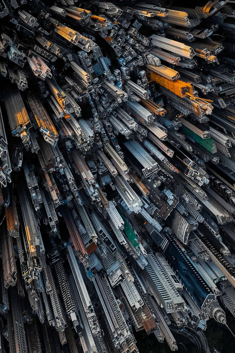 "Folding City" by Ray Wu - SkyPixel Aerial Photography Contest Winners