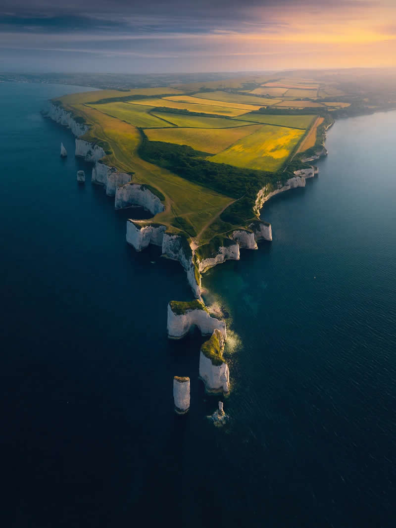 "The Jurassic Coast" by Daniele Ceravolo - SkyPixel Aerial Photography Contest Winners