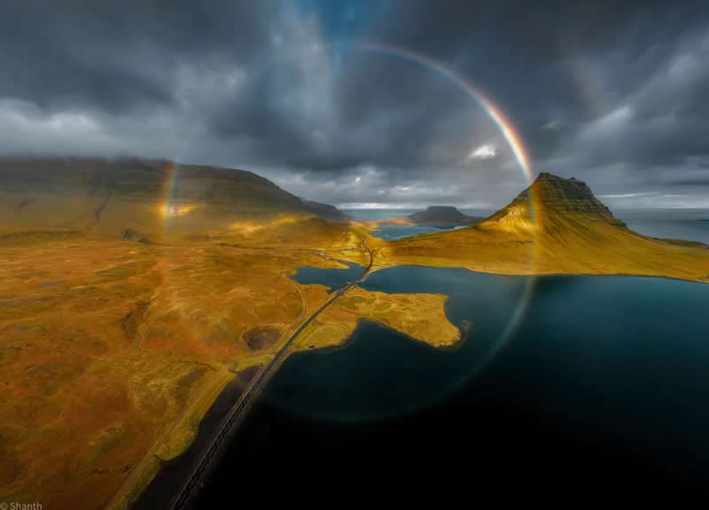 "Where the Sky Touches the Earth" by Shanth - SkyPixel Aerial Photography Contest Winners