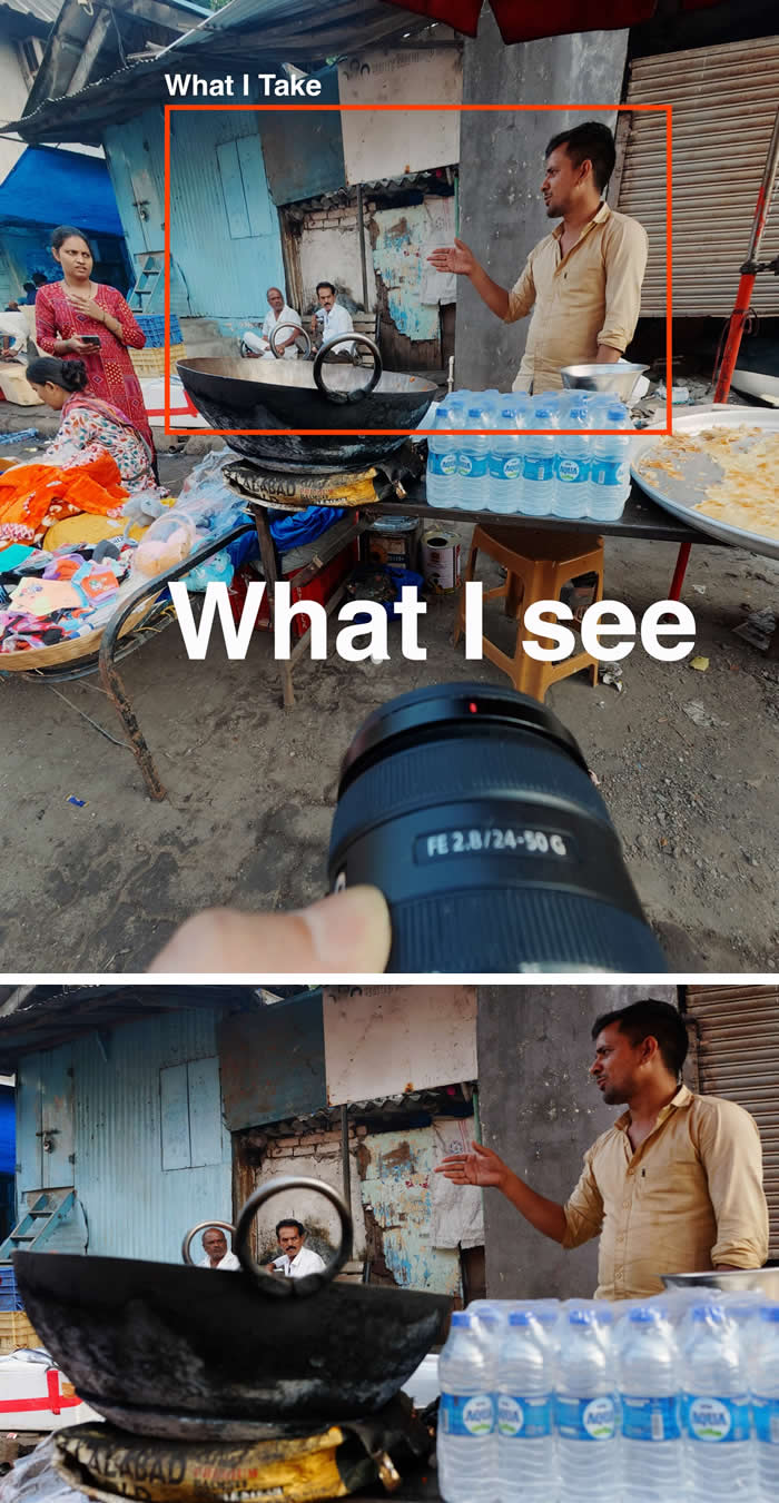 What I See vs What I Take Street Photography by Tavepong Pratoomwong