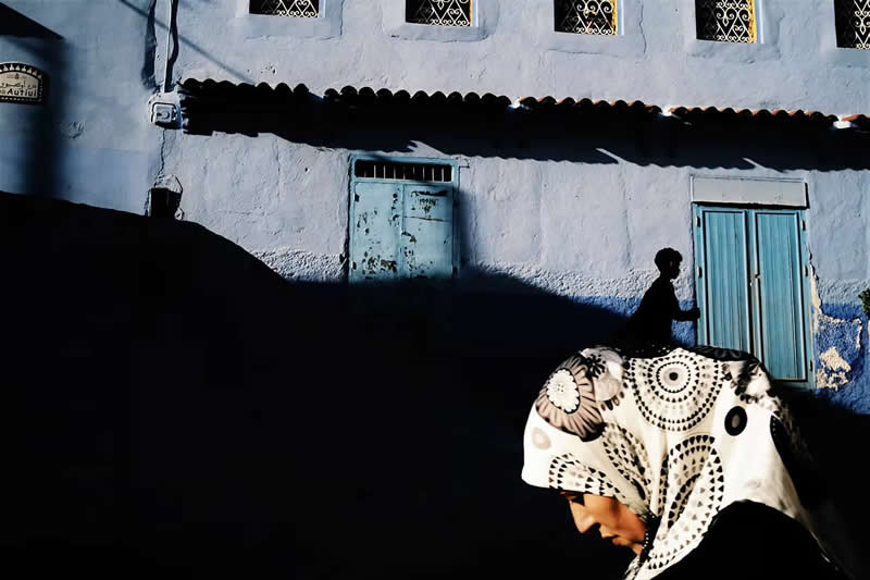 1st Place: "Chaouen, La Belle" by Remy Pinaton, France - The Artist Gallery Awards 2026 Street Winners