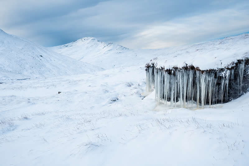 Scottish Landscape The Land - 1st Place: "Teeth of Winter. Glenshiel" by Orrin Bryers  - The Scottish Nature Photography Awards