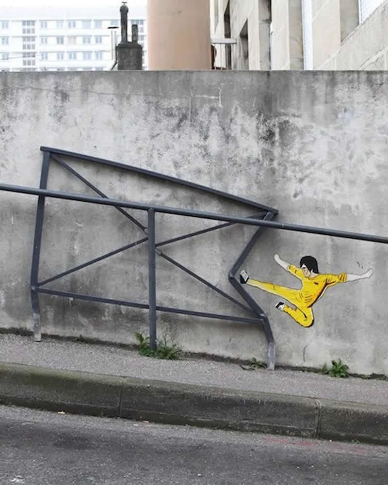 Creative Street Art Moments by OakOak