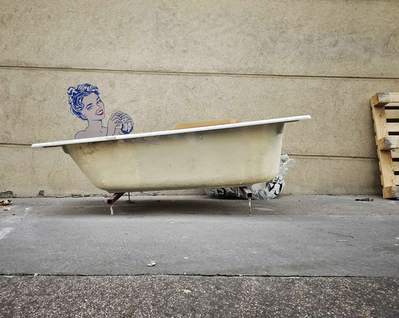 Creative Street Art Moments by OakOak