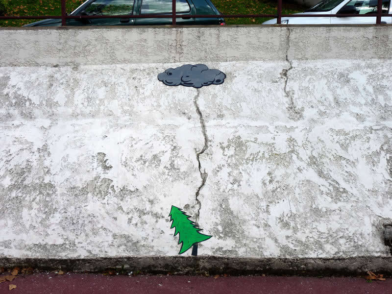 Creative Street Art Moments by OakOak
